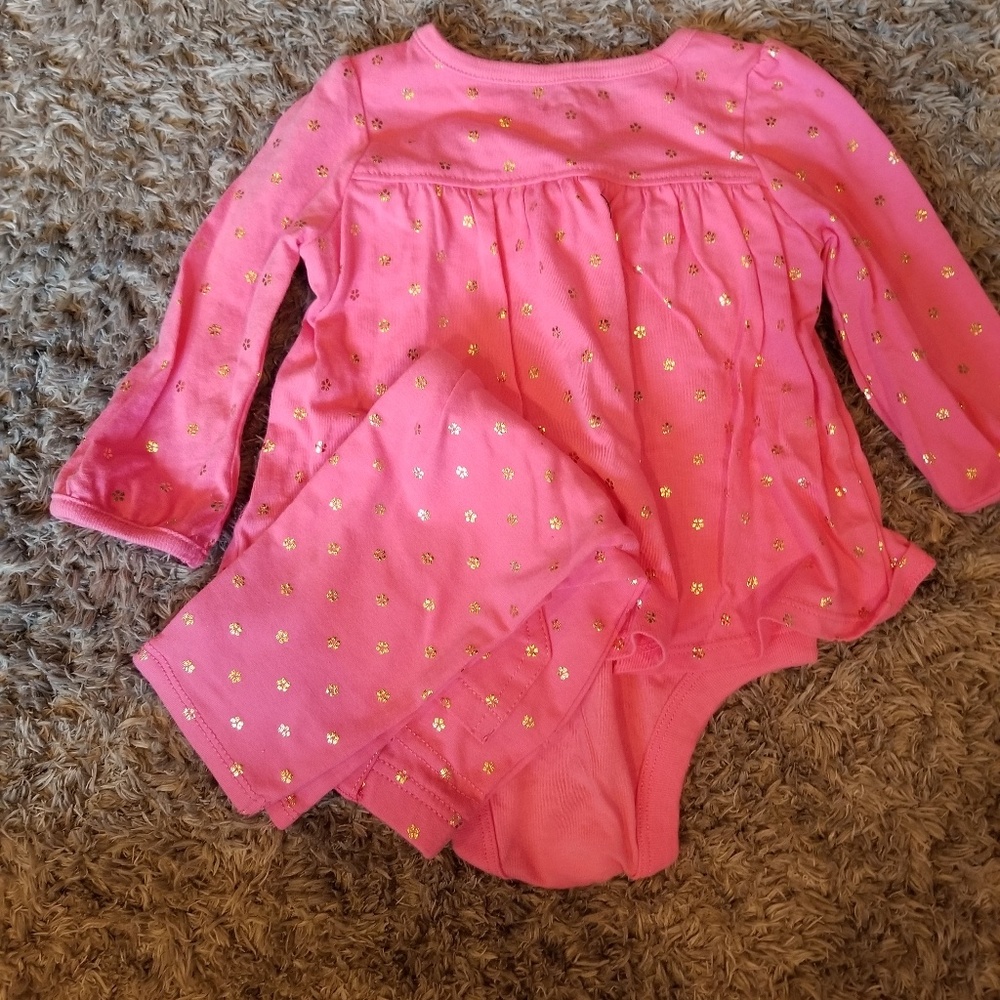 Girls pink and gold outfit